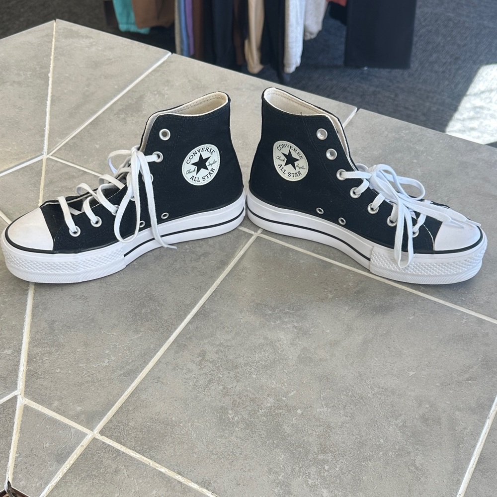 Converse Classic Black and White High-Tops